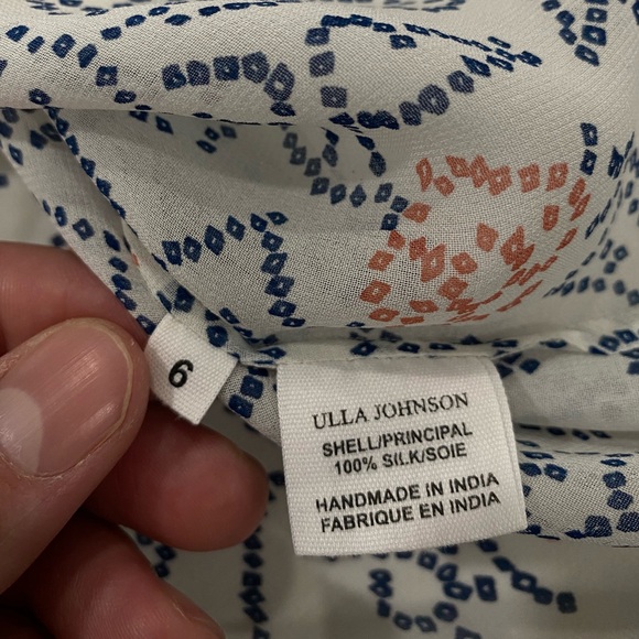 Ulla Johnson silk ruffled blouse - Picture 8 of 8